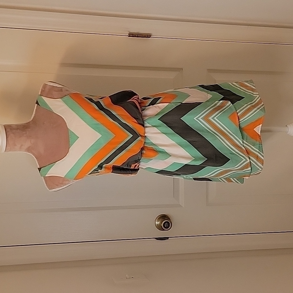 Jodi Kristopher Halter Dress wrap skirt, size XS